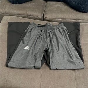 Adidas Charcoal Gray Track Pants